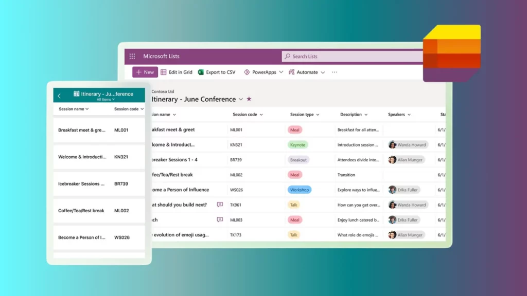 Microsoft Lists: un’app per tenere traccia di tutto